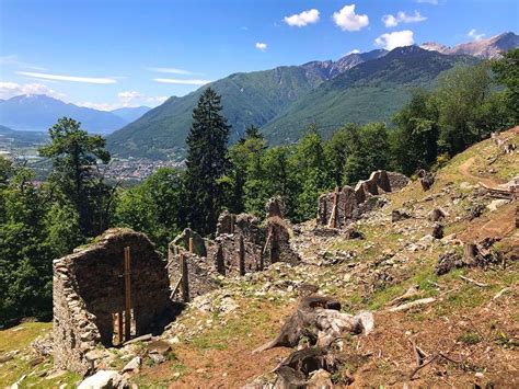 Ruinendorf Prada bei Bellinzona 